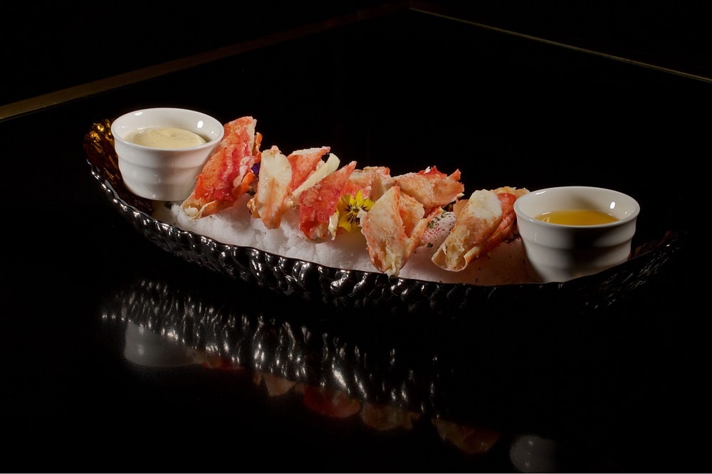 King crab from Aqua Seafood & Caviar Restaurant.